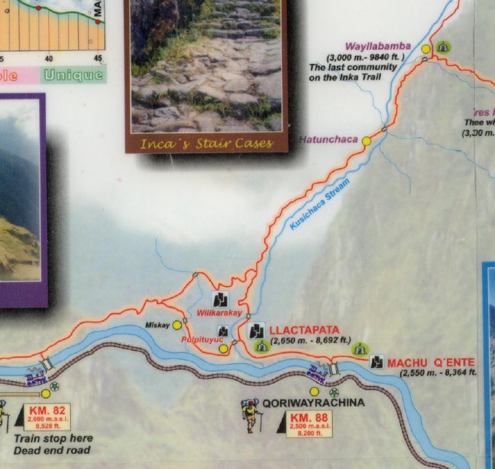 <b>Day 1: Km. 82 to Huayllabamba</b>